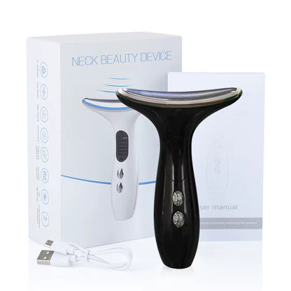 New Face and Neck Care Sonic Vibration Lifting Firming anti Wrinkle Beauty Instrument Reduce Double Chin anti Wrinkle Remove